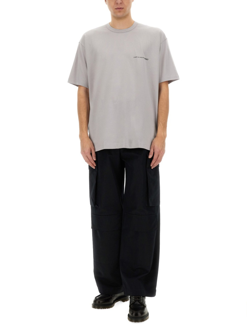 Grey Logo Crew Neck T-Shirt
