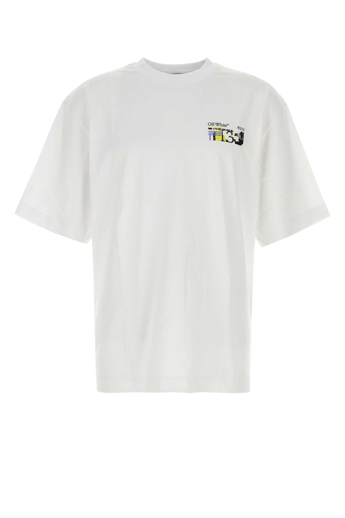 Logo-Printed Cotton T-Shirt — White