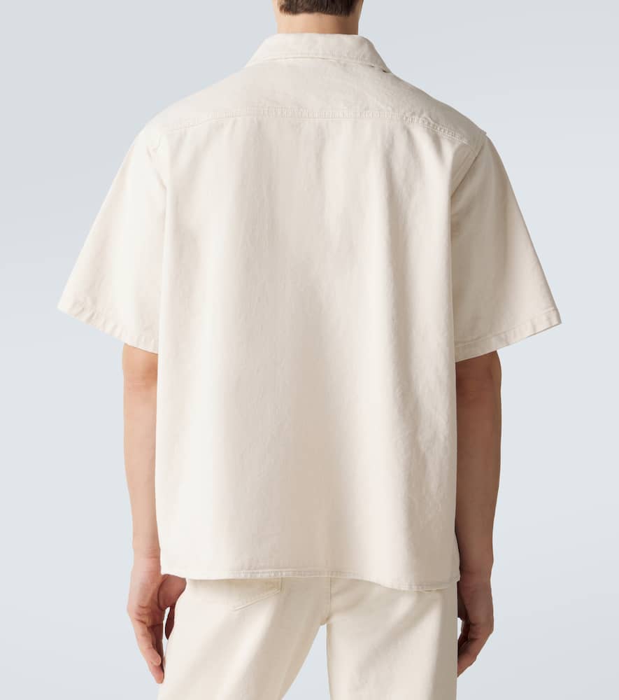 VGold denim shirt