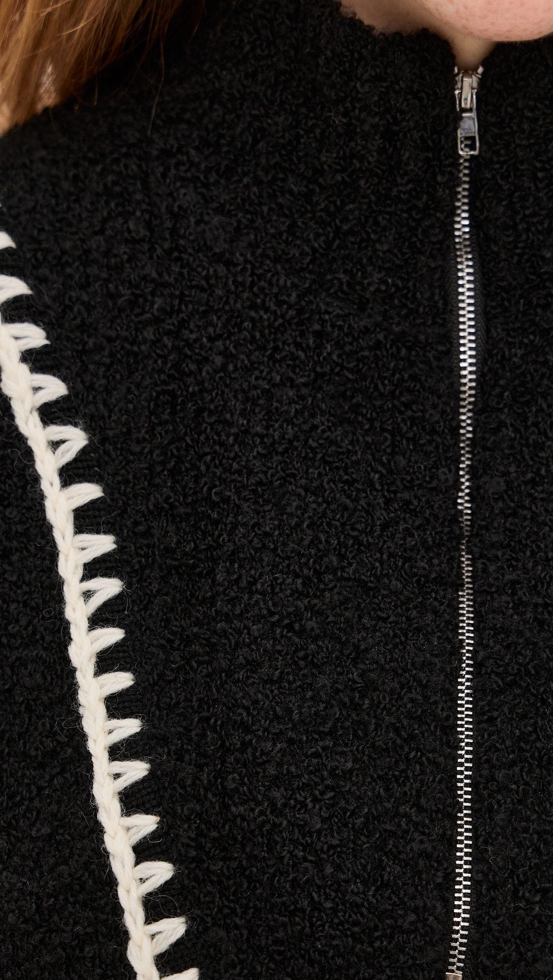 Cropped Hampton Sweater Black