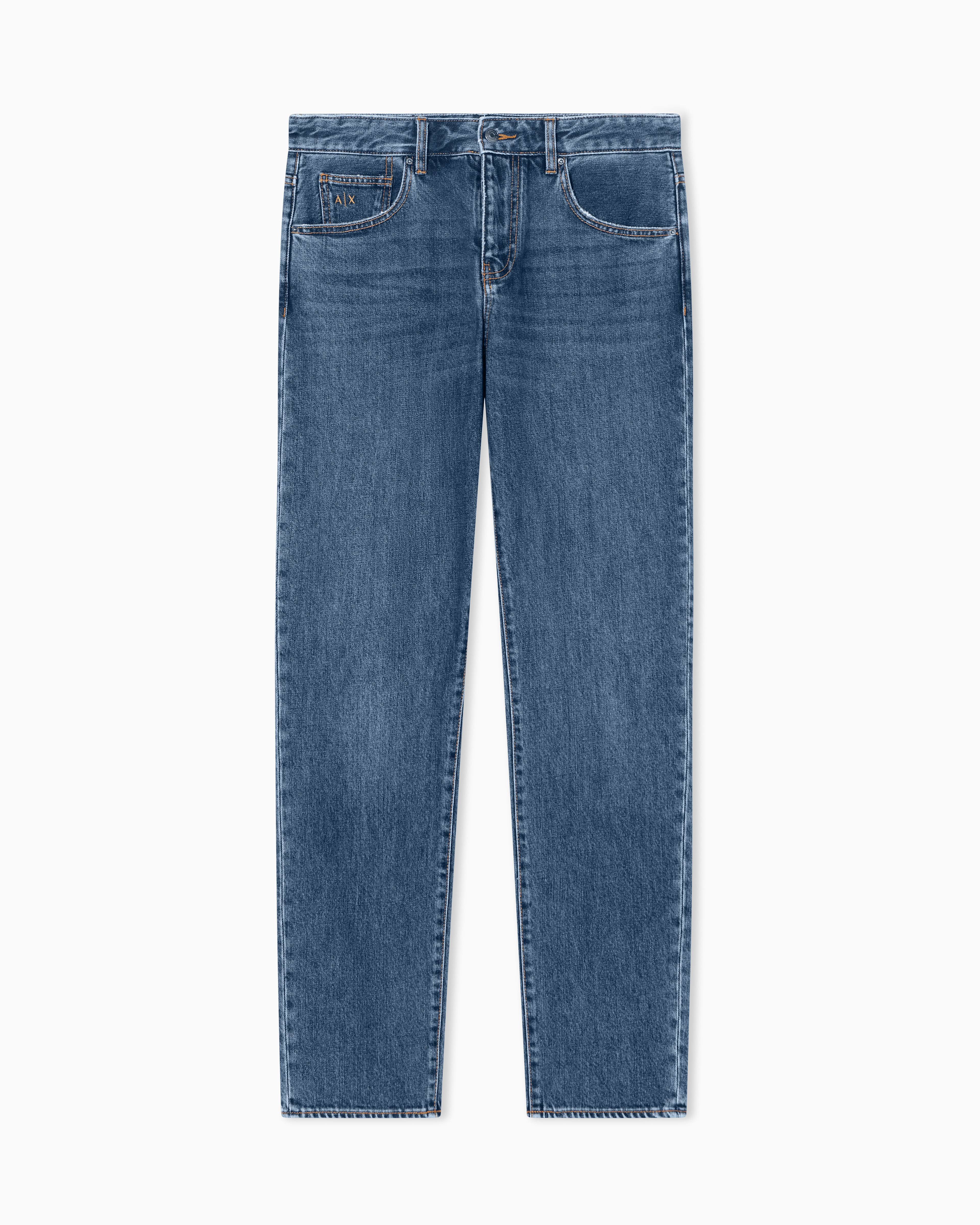 Slim Fit Jeans in Delavé Blue Comfort Denim