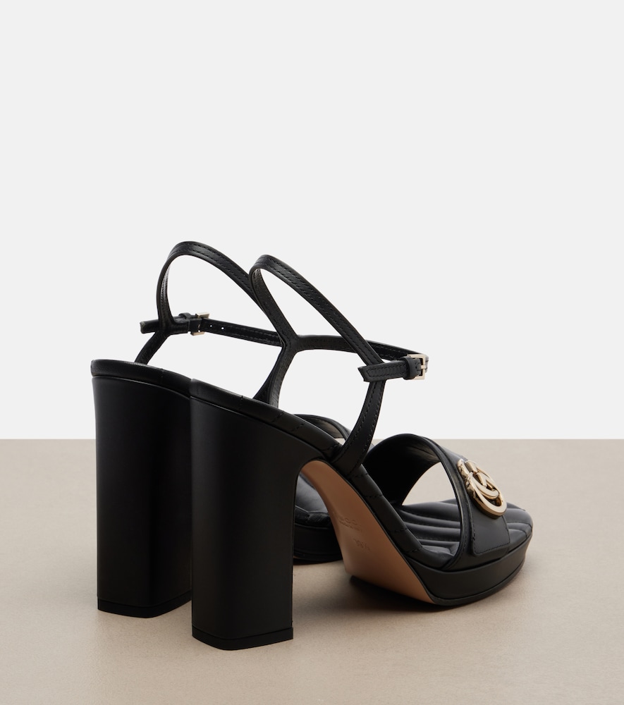 New Marmont GG leather sandals