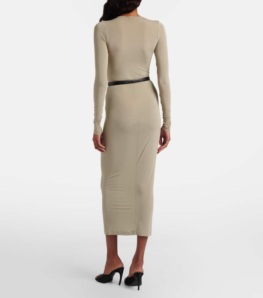 Sheer pencil skirt