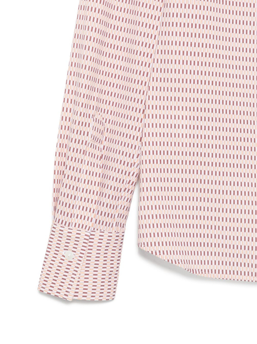 Pink Regular Printed Shirt
