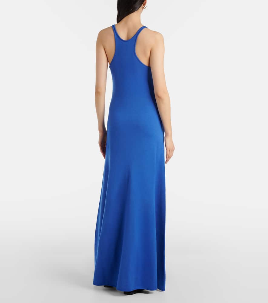 Knitted wool maxi dress