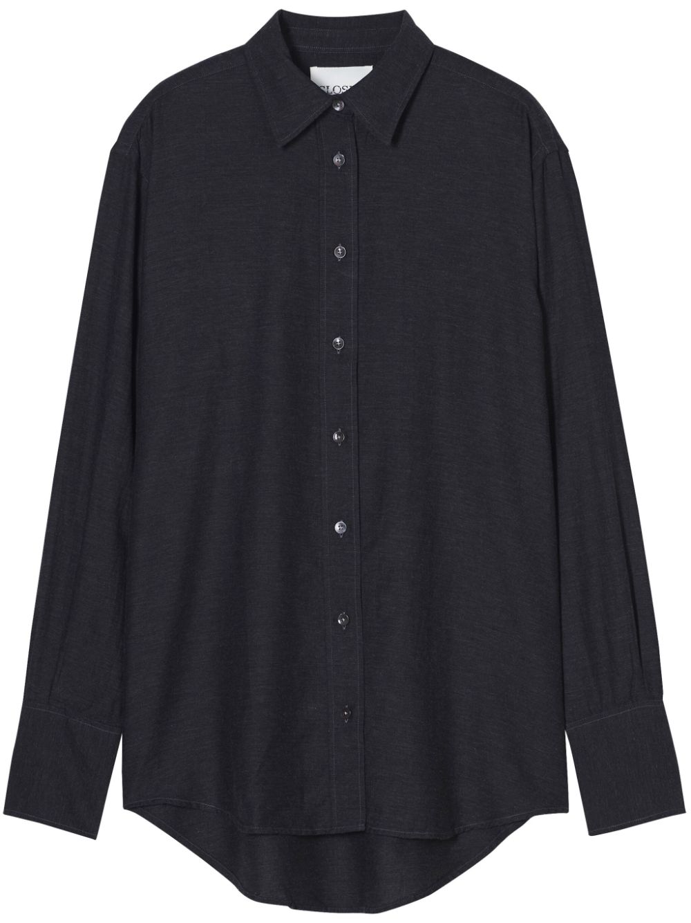 Classic-collar shirt - Neutrals