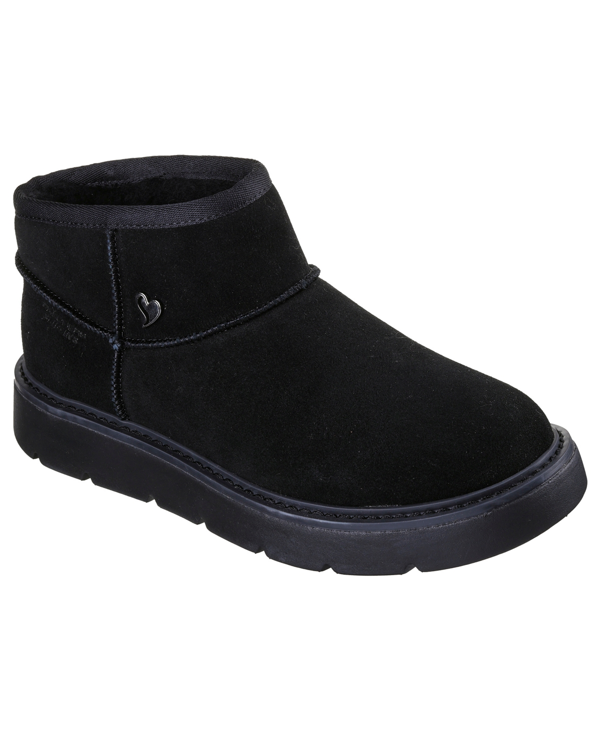 Women's Slip-Ins: Keepsakes Cozy - Cozy Mini Boots from Finish Line - Black