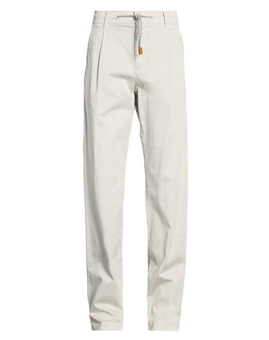 Man Pants Light grey Size 29 Cotton, Elastane