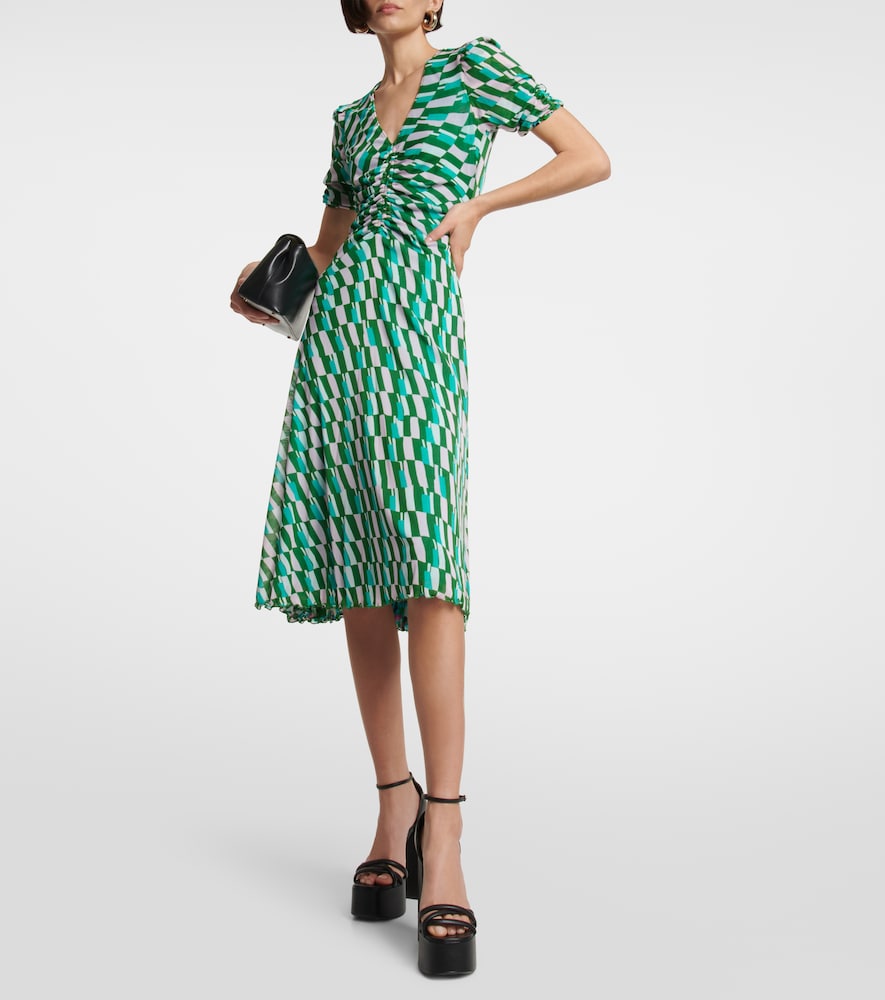 Diane von Furstenberg Koren printed minidress