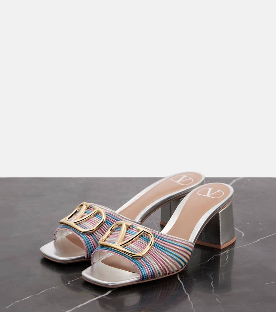 Valentino Garavani VLogo Signature crochet mules