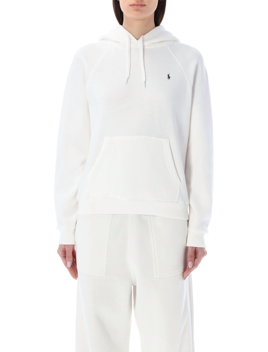 White Logo Hoodie