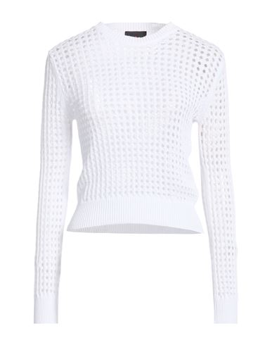 Woman Sweater White Size S Cotton