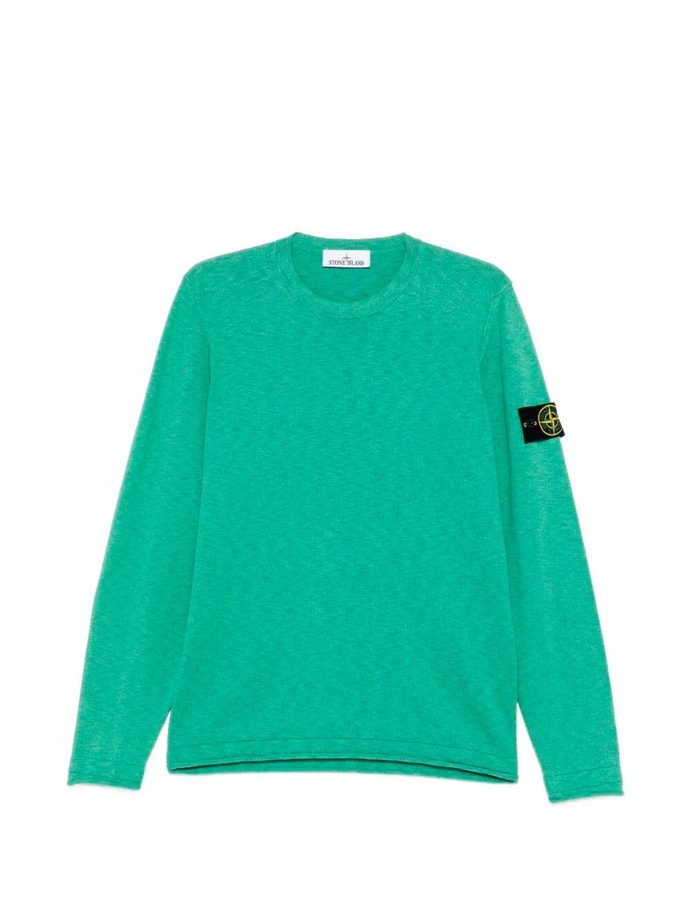 Stocking Stitch Organic Cotton Nylon Crewneck
