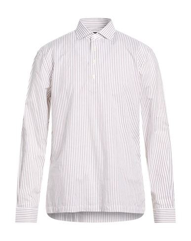 Man Shirt White Size M Cotton, Linen
