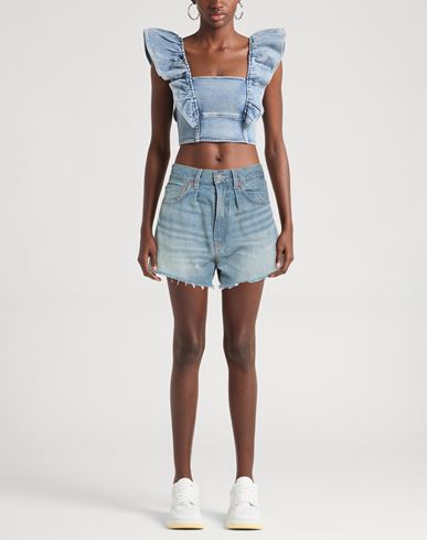 Woman Denim shorts Blue Size 26 Cotton