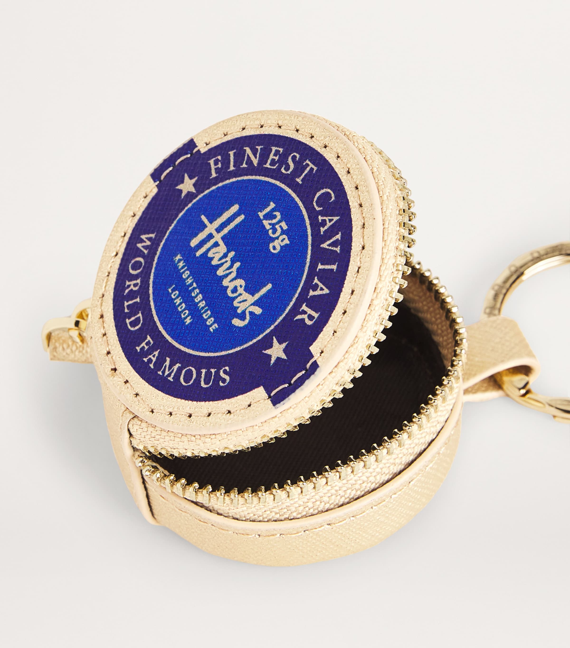 Leather Caviar Keyring