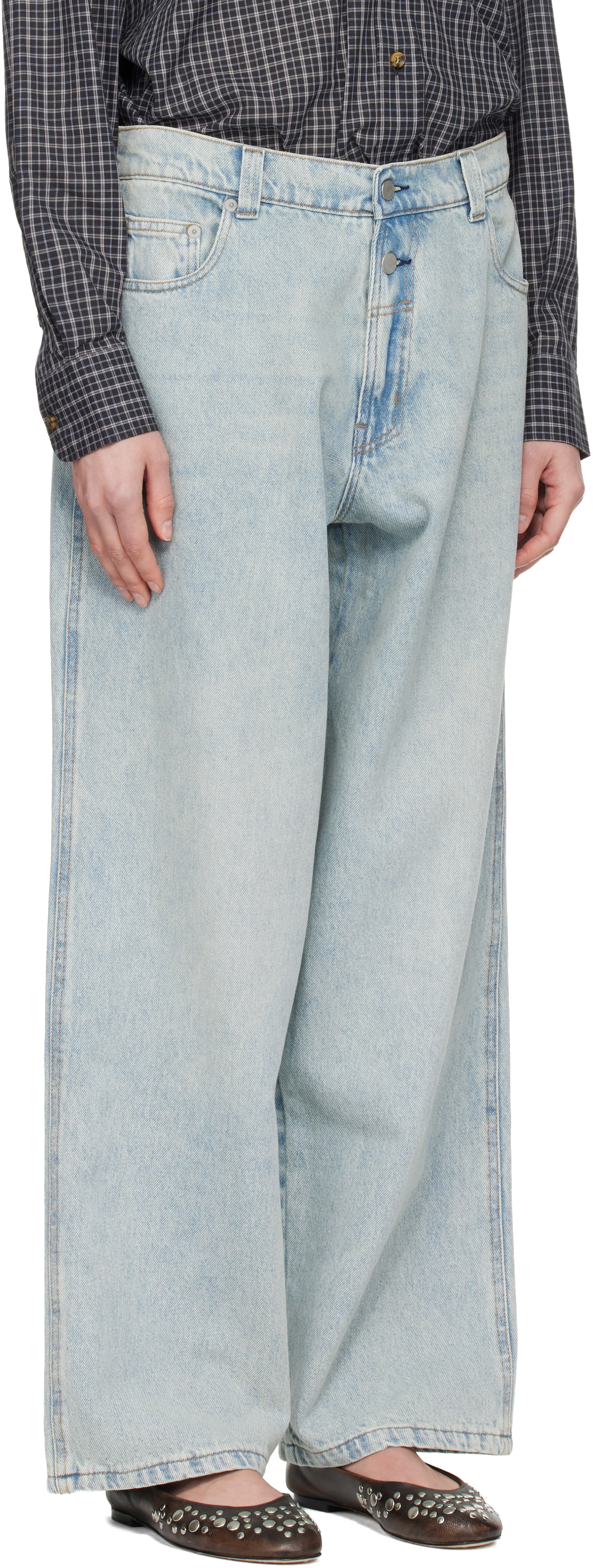 Blue Baggy Jeans