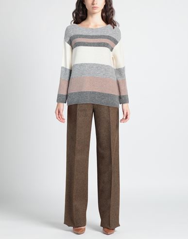 Laurèl Woman Sweater Light grey Size 8 Polyamide, Polyacrylic, Wool, Viscose, Elastane