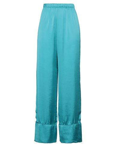 Woman Pants Turquoise Size S/M Polyester