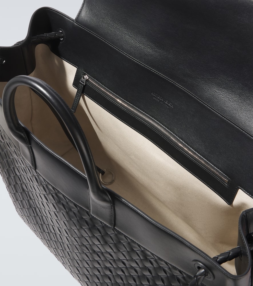 Bottega Veneta Andiamo Voyager Large leather tote bag