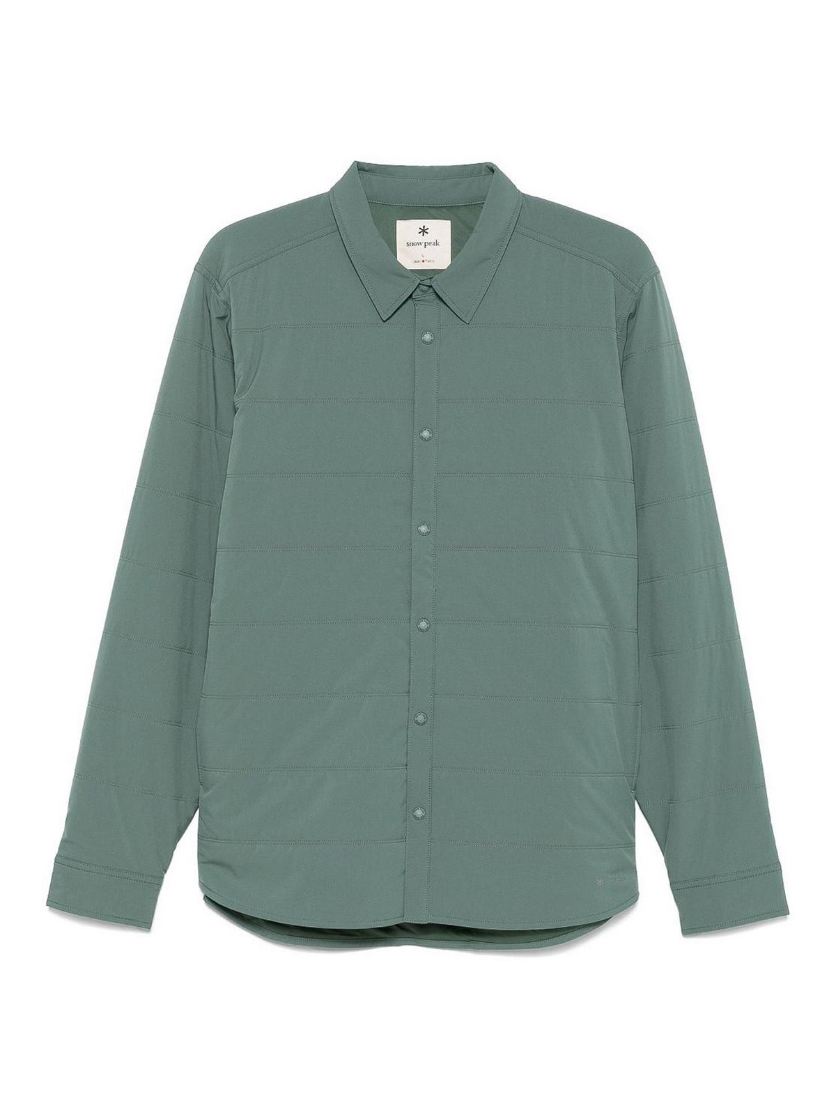 Flexible insulated shirt jacket - Green