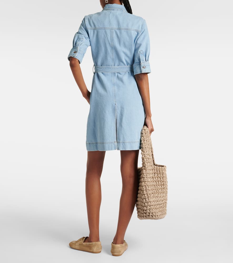 Denim shirt dress