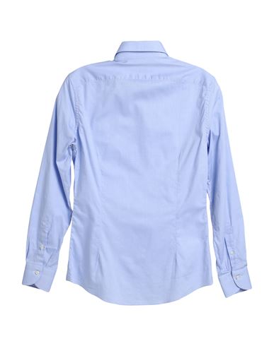 Man Shirt Azure Size 17 ¾ Cotton