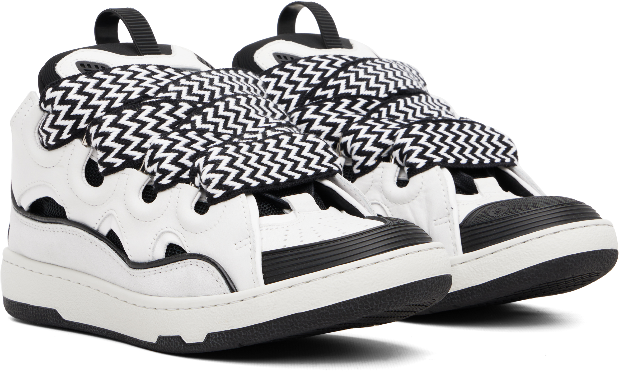 White Curb Sneakers