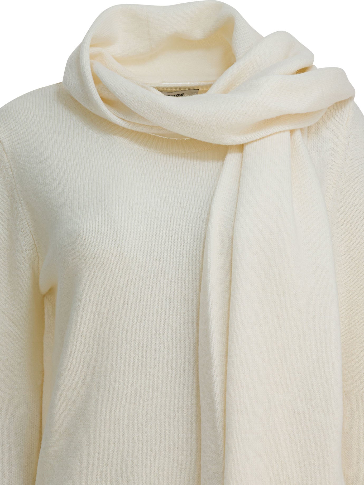 Sandbeige Strickwaren