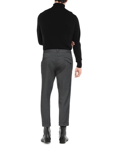 Man Pants Charcoal Size 36 Virgin Wool, Linen, Elastane