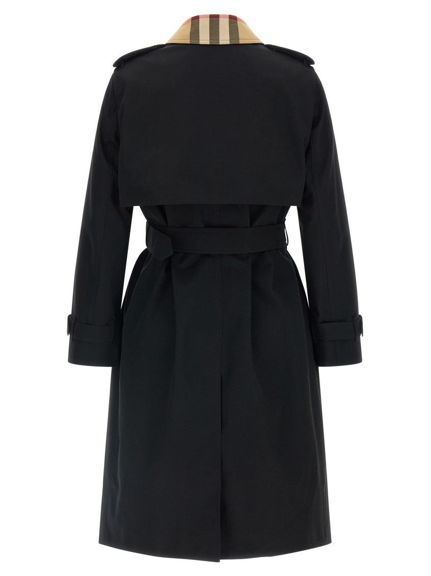 Burberry - sandridge trench coat belted long epaulette