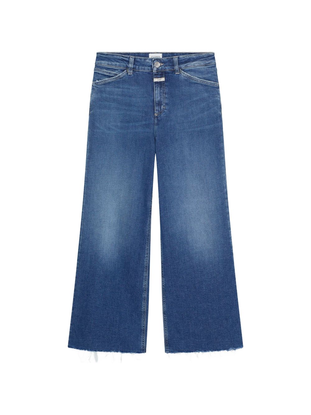 Cropped denim jeans