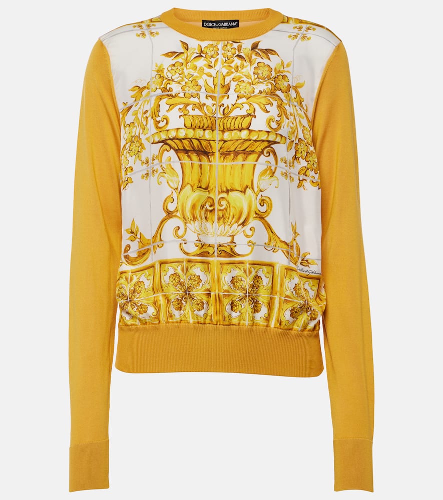 Majolica silk sweater