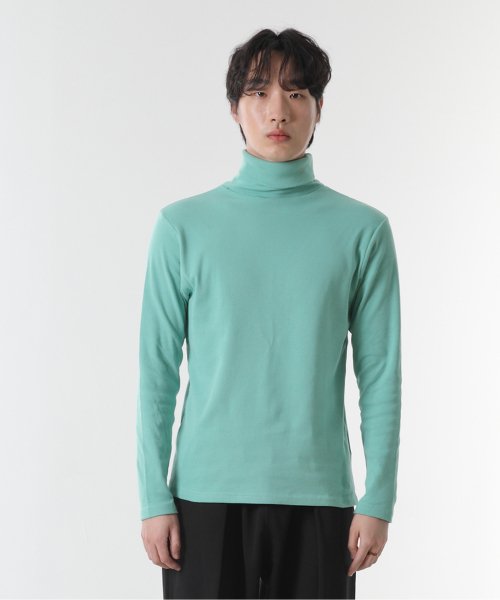 Menspan regular size turtleneck long sleeve mint