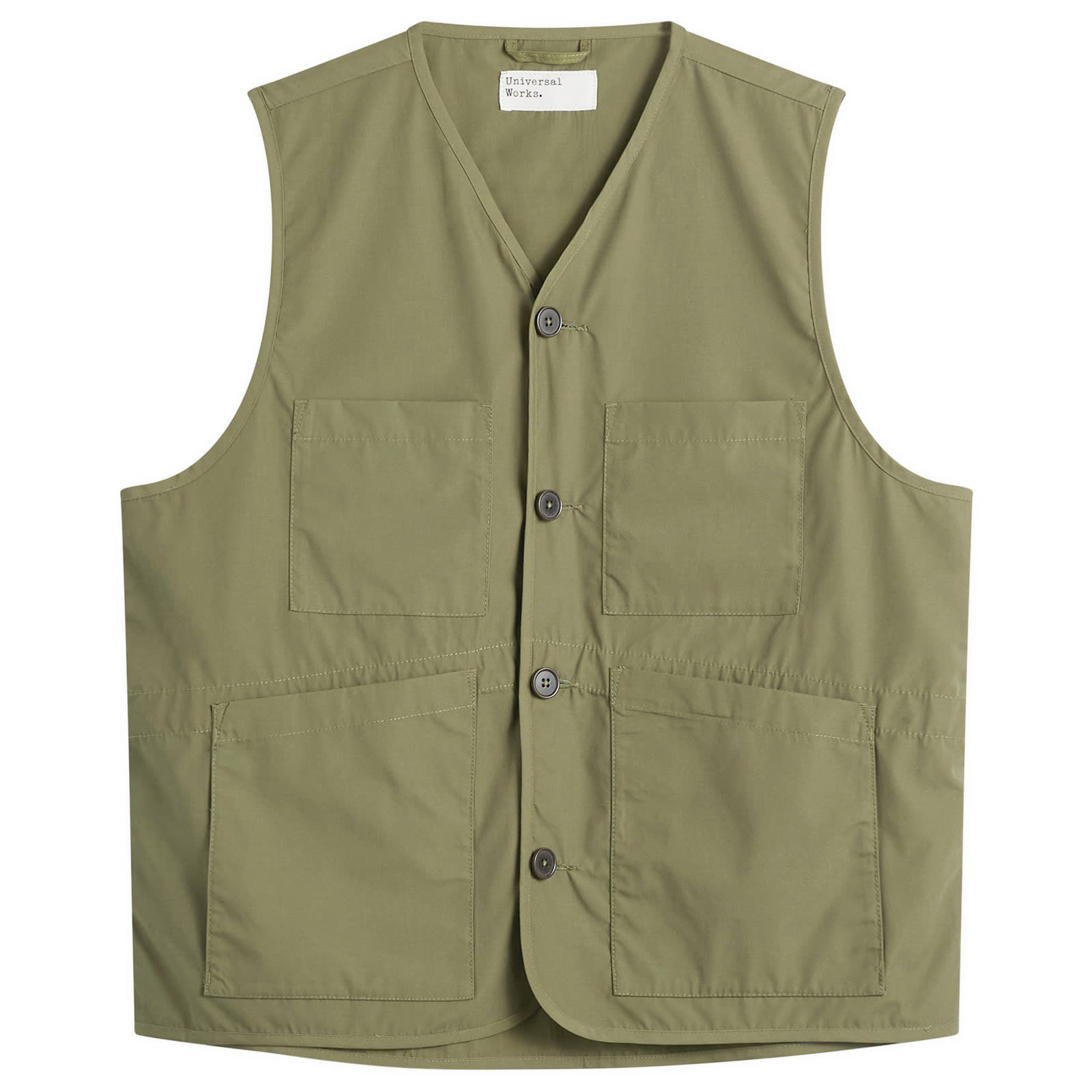 Men's Recycled Poly Tech City Waistcoat Olive