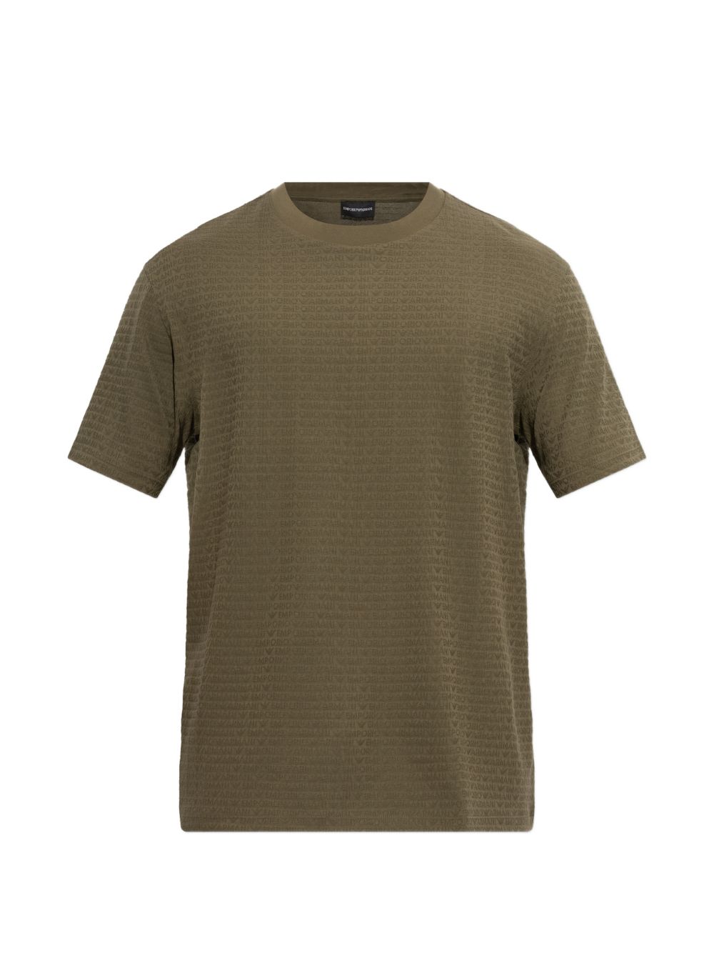 Cotton T-shirt — olive green
