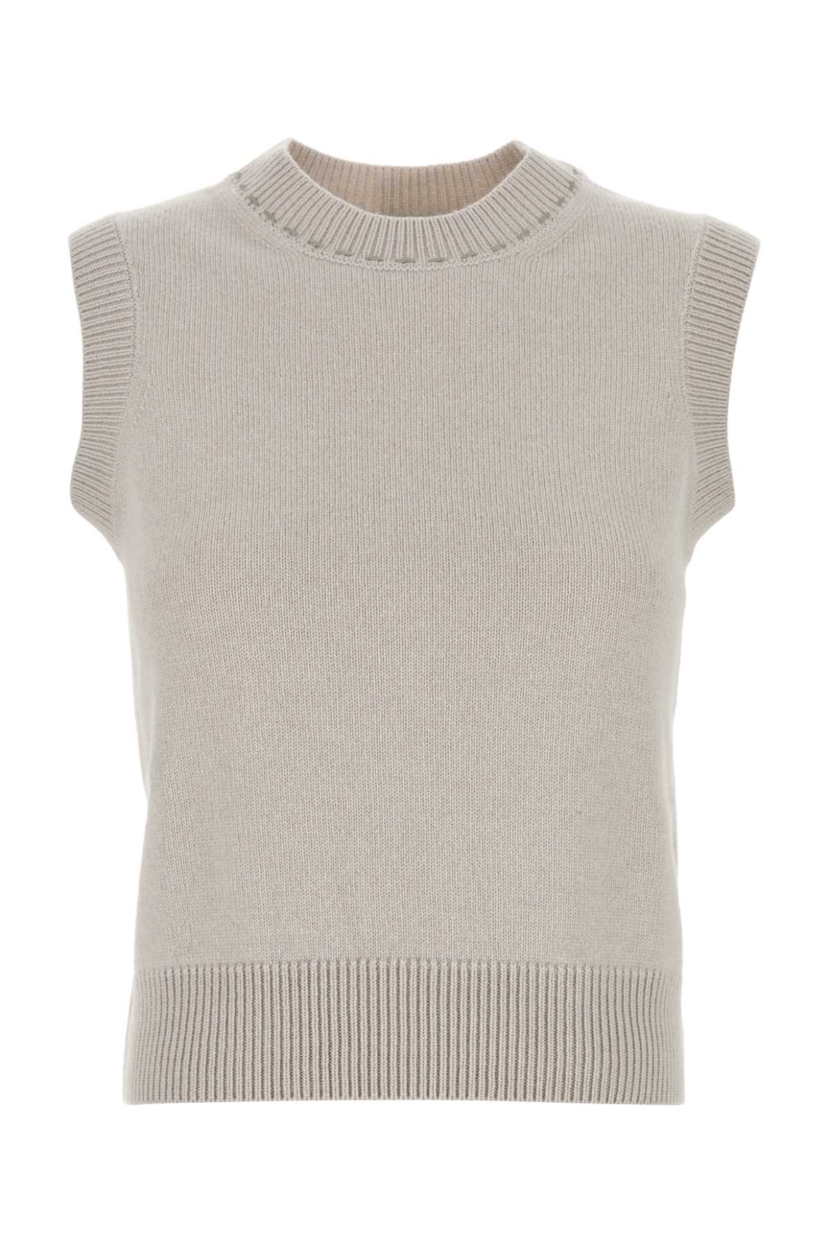 Cashmere Vest — Gray
