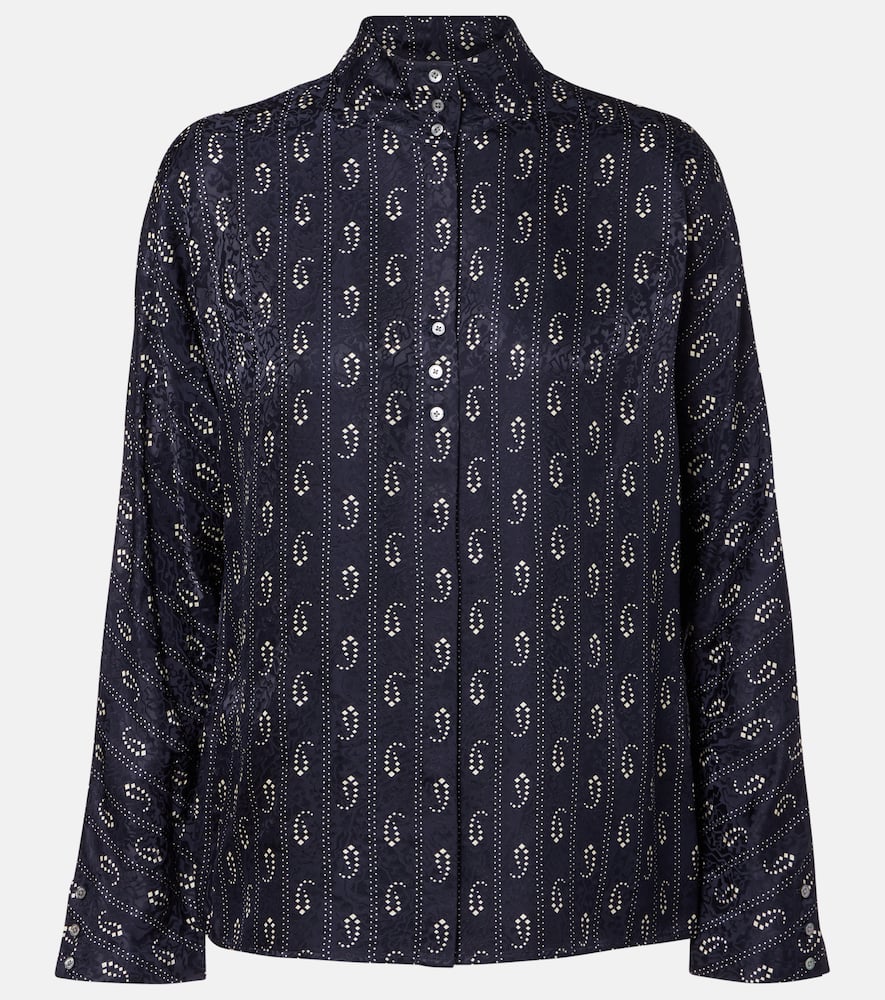 Paisley jacquard shirt