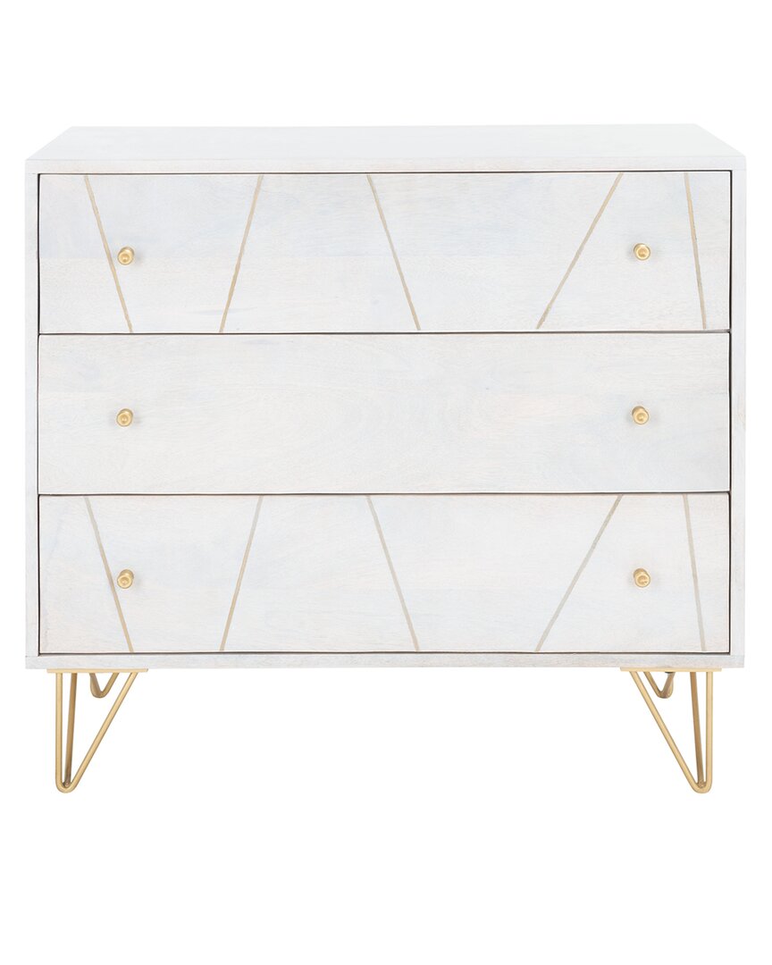 Marigold Brass 3 Drawer Chest