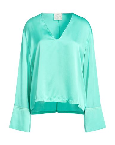 Forte_forte Woman Top Turquoise Size 3 Silk, Elastane
