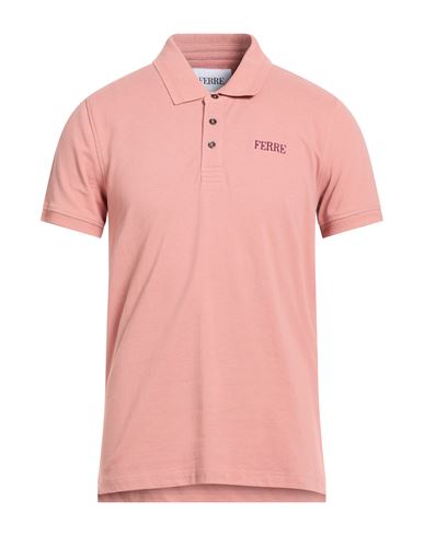 Man Polo shirt Antique rose Size M Cotton