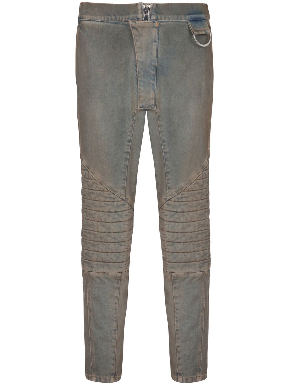 Panelled slim-cut jeans - Blue