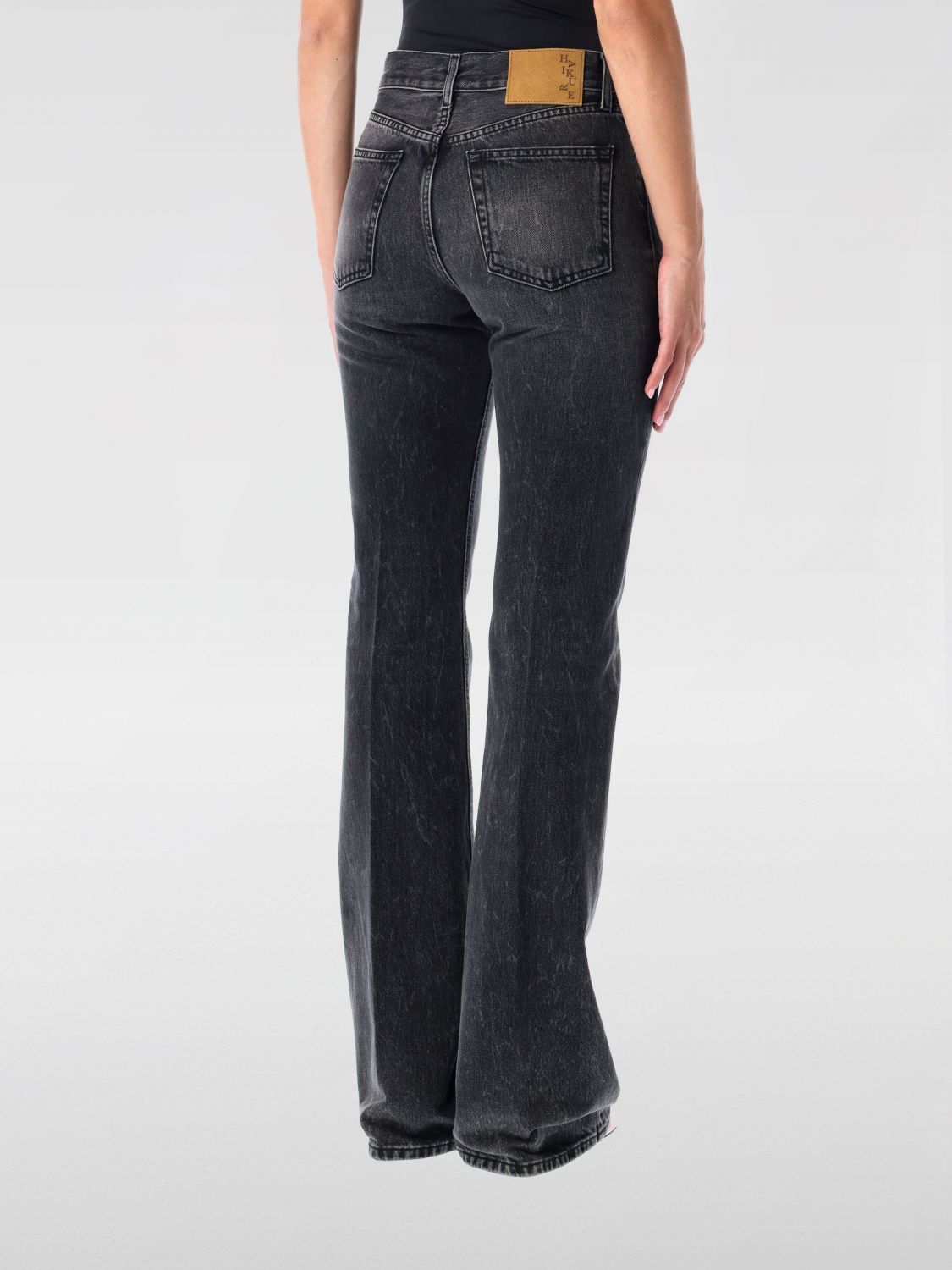 Jeans Woman color Black