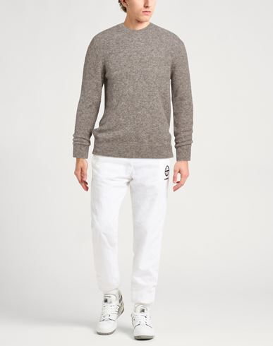 Man Sweater Light grey Size M Alpaca wool, Polyamide, Wool, Elastane