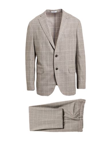 Man Suit Light brown Size 42 Virgin Wool