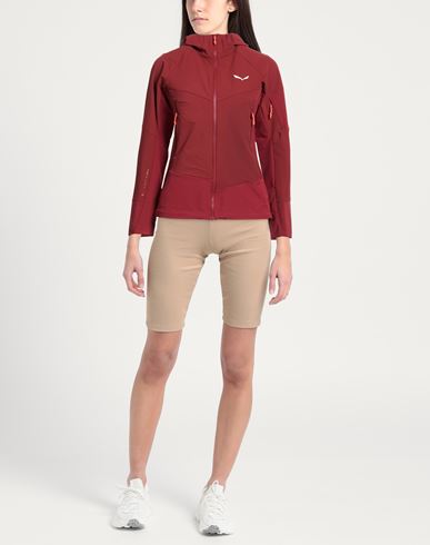 Agner Woman Jacket Brick Size 10 Recycled polyamide, Polyester, Elastane
