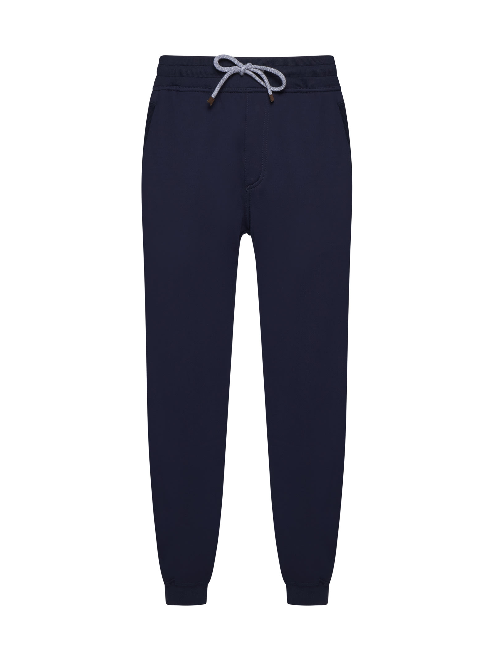 Tapered cotton track pants - Blue