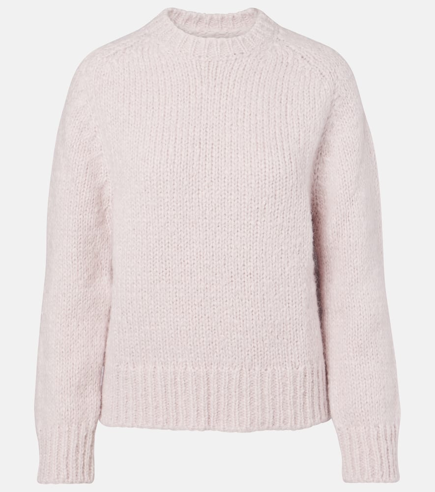 Alpaca and mohair-blend sweater