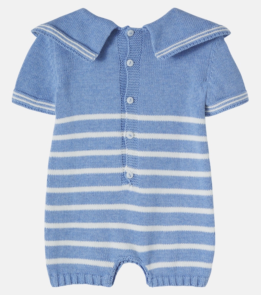 Baby Adrin knitted cotton playsuit