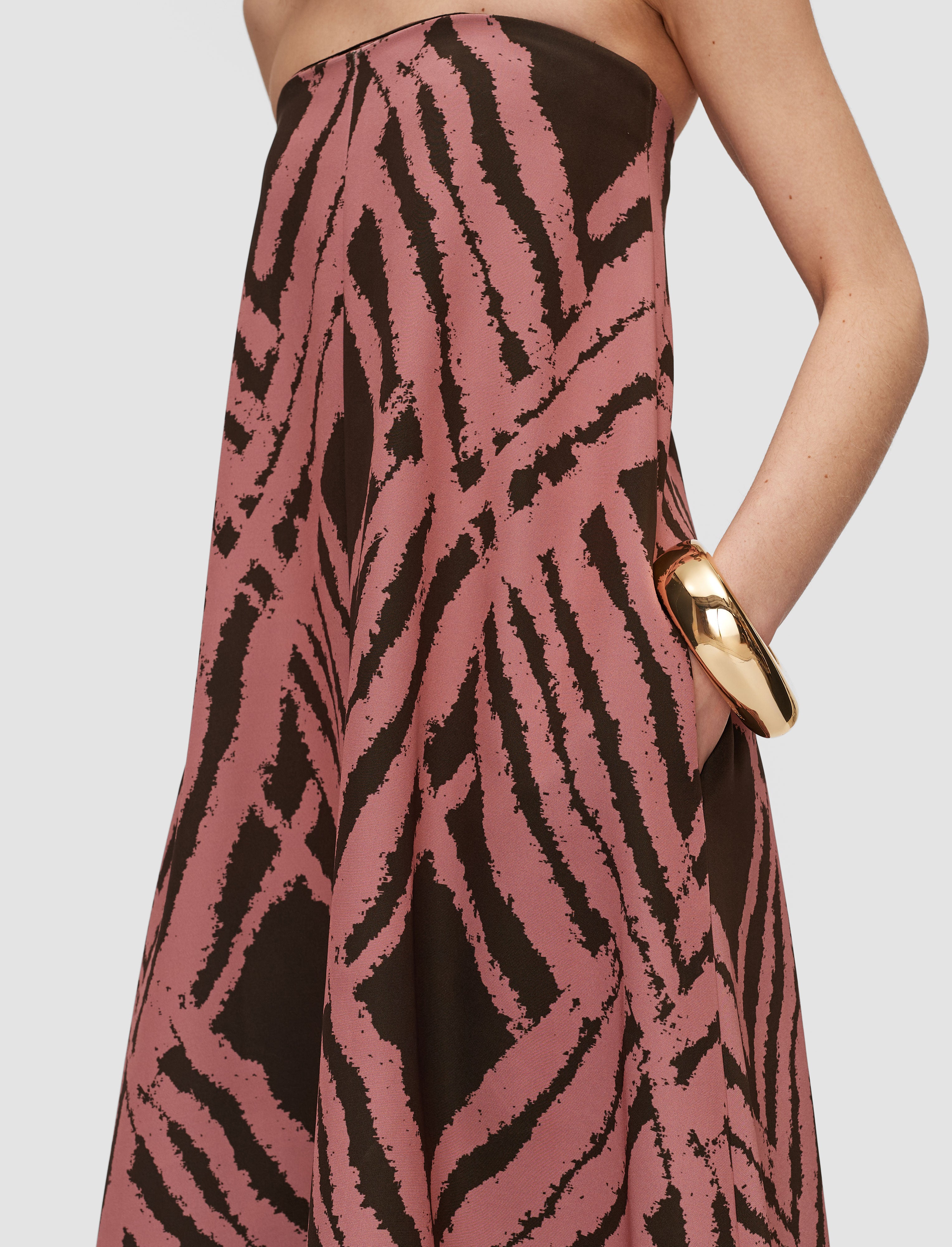 Banna Satin Twill Strapless Dress - Regular / 32